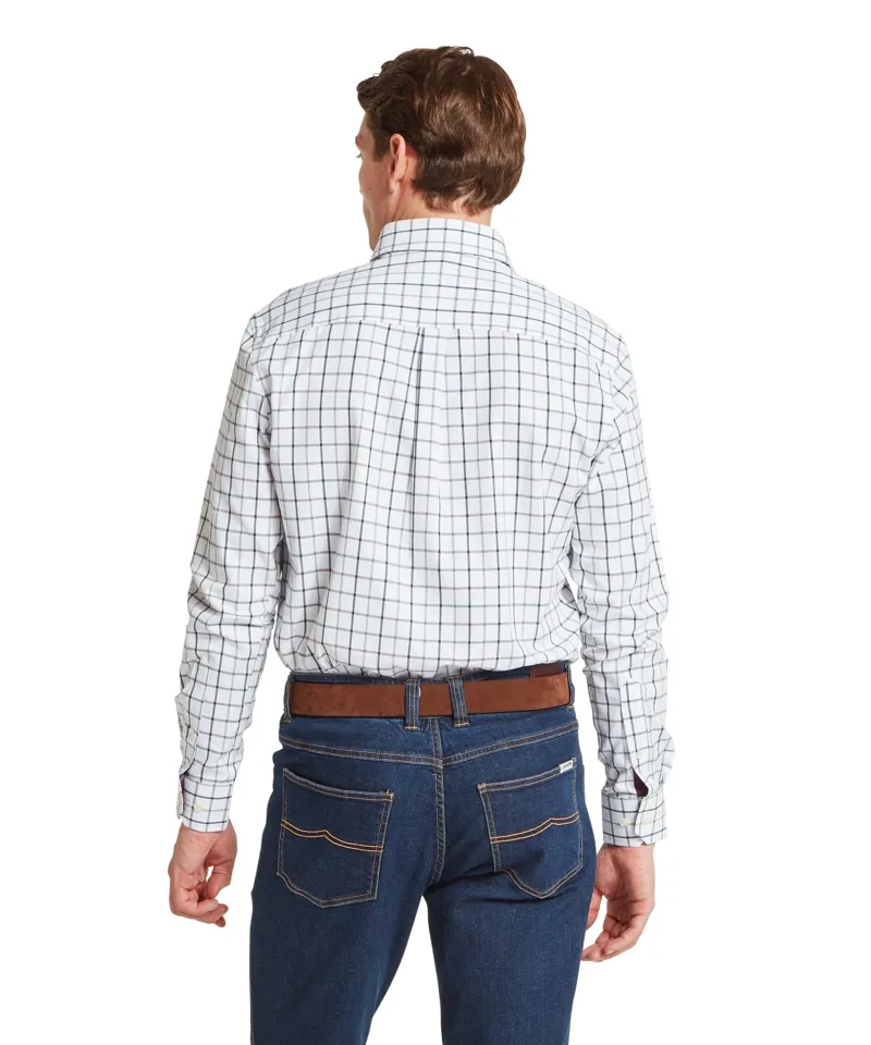 Schoffel Baconsthorpe Tailored Shirt - Deep Purple Check-3