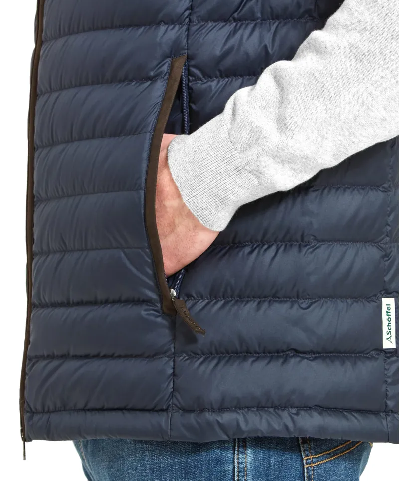 Schoffel Bowden Down Gilet - True Navy-5