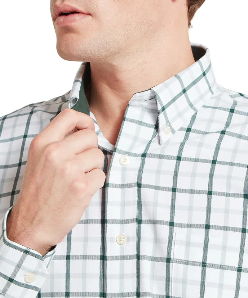 Schoffel Brancaster Classic Shirt - Deep Pine Check-1
