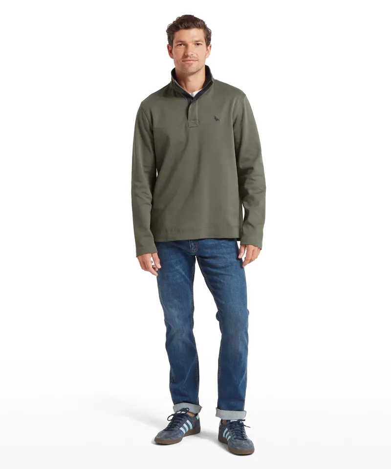 Schoffel Branscombe Cove Sweatshirt - Beetle Green-1