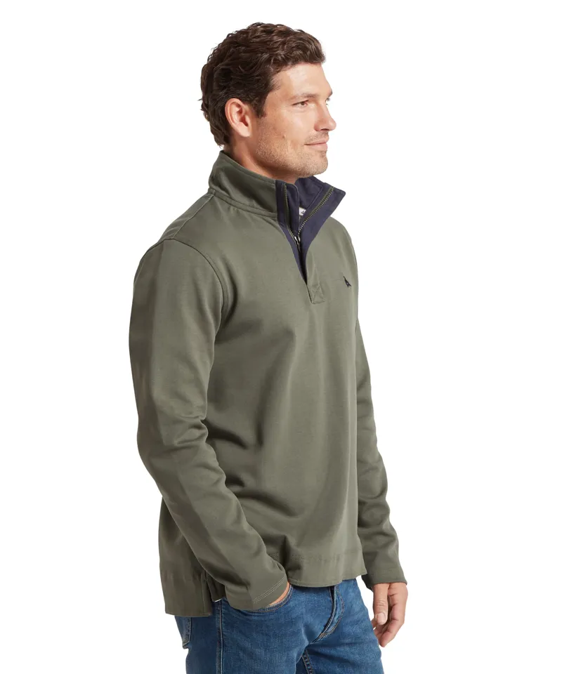 Schoffel Branscombe Cove Sweatshirt - Beetle Green-2