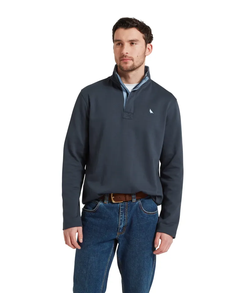 Schoffel Branscombe Cove Sweatshirt - Dark Blueberry-1