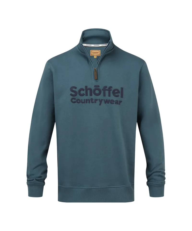 Schoffel Bude Sweatshirt - Deep Ocean Blue-5