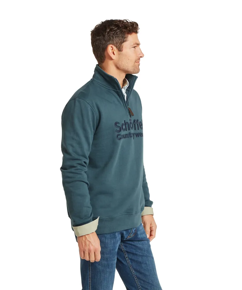 Schoffel Bude Sweatshirt - Deep Ocean Blue-2