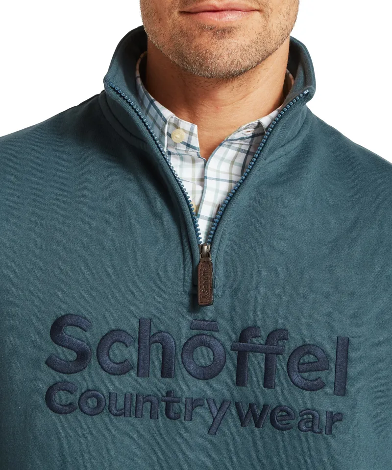 Schoffel Bude Sweatshirt - Deep Ocean Blue-4