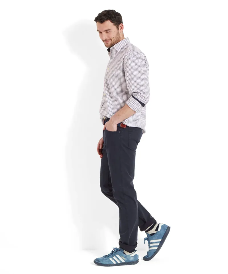 Schoffel Cambridge Classic Shirt - Dark Navy-2