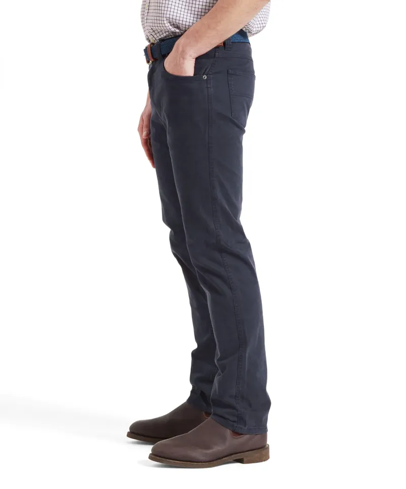 Schoffel Canterbury 5 Pocket Jean - Navy-2