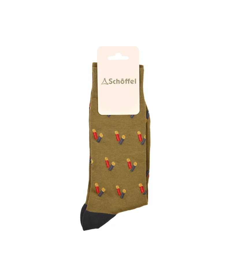 Schoffel Cotton Socks - Moss Cartridge