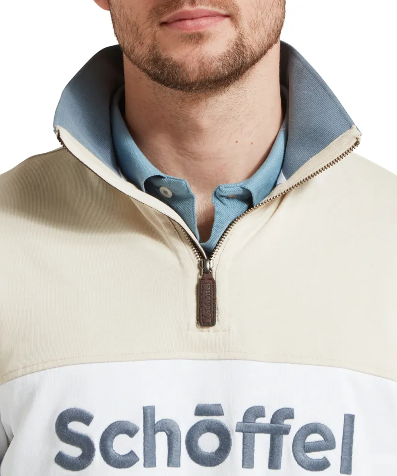 Schoffel Exeter Heritage Quarter Zip - Stone-5