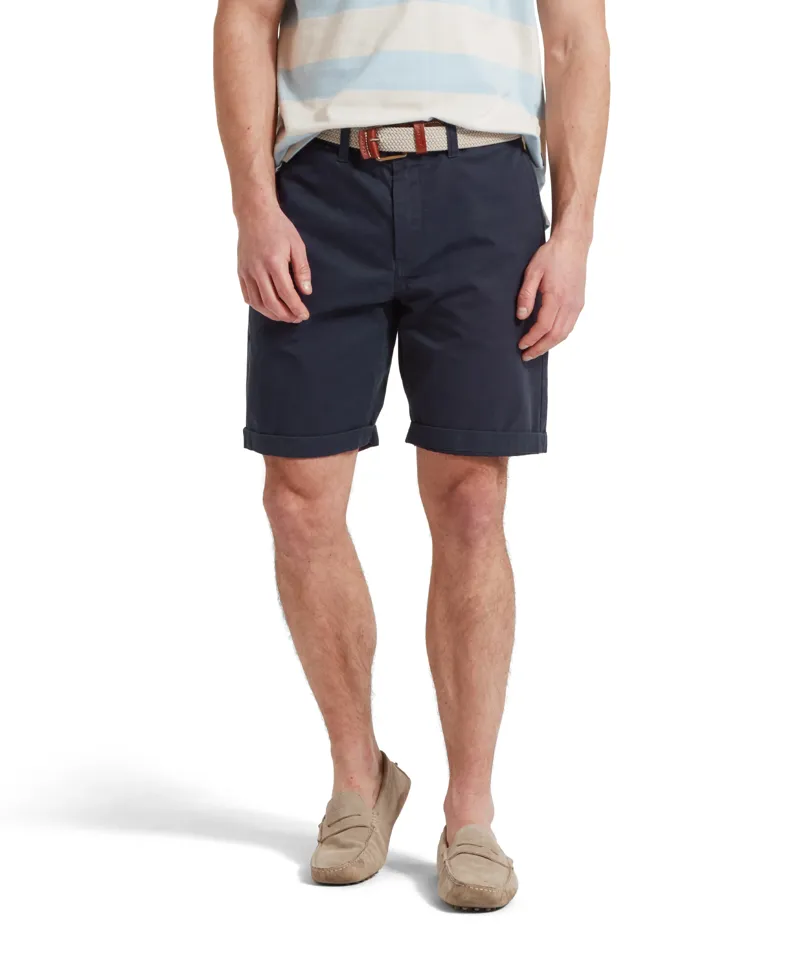Schoffel Harlech Chino Shorts - Navy-2