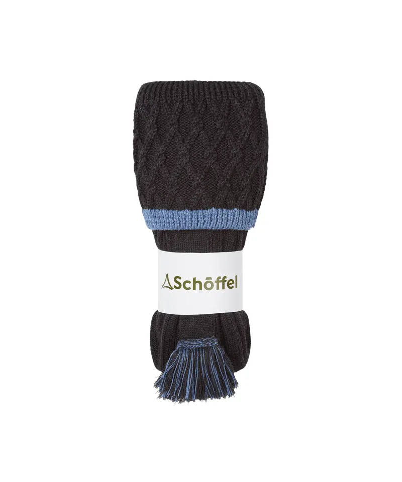 Schoffel Lattice Socks - Charcoal