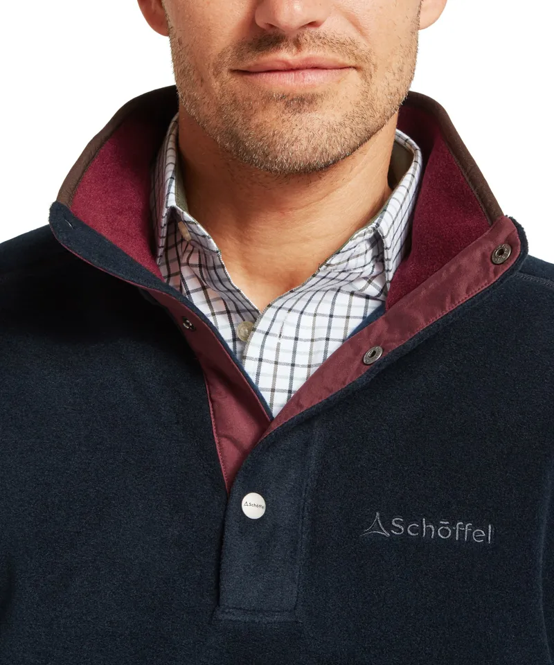 Schoffel Norton Fleece - Navy-5