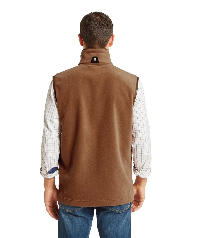 Schoffel Oakham Fleece Gilet - Toffee-3