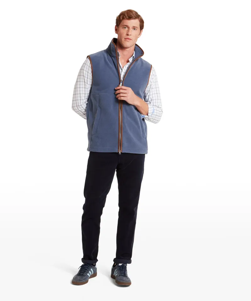 Schoffel Oakham Fleece Gilet - Storm Blue-4