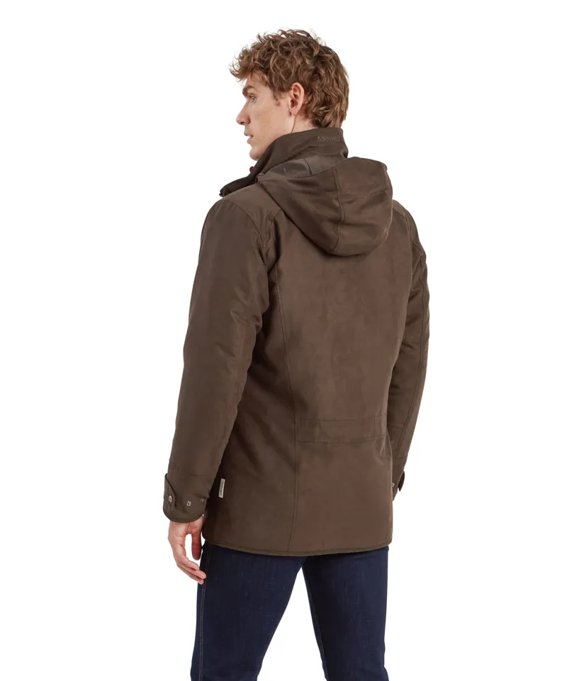 Schoffel Oundle Country Coat - Coffee Bean-3