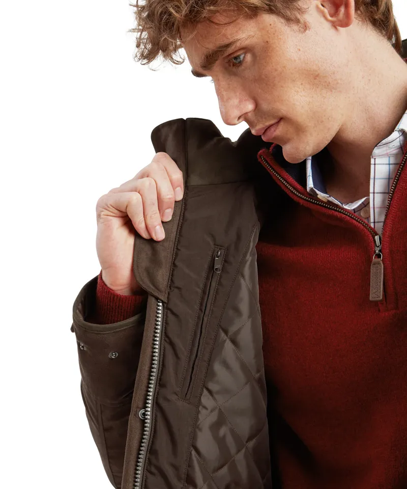 Schoffel Oundle Country Coat - Coffee Bean-7