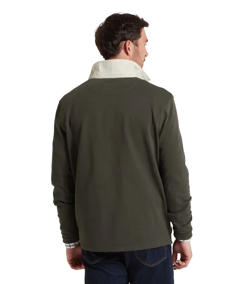 Schoffel Porthallow Peat Green Rugby Shirt-3