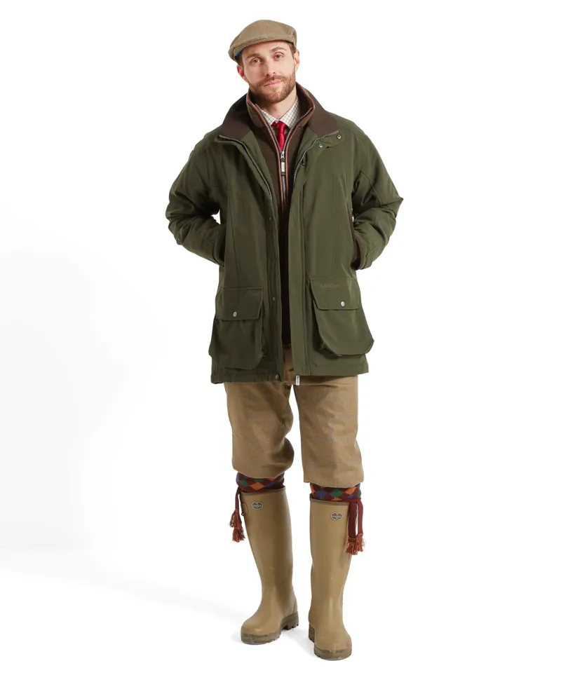 Schoffel Ptarmigan Classic Coat - Hunter Green-2