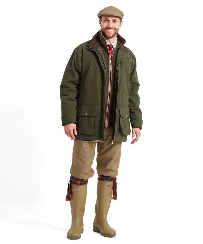 Schoffel Ptarmigan Classic Coat - Hunter Green-5