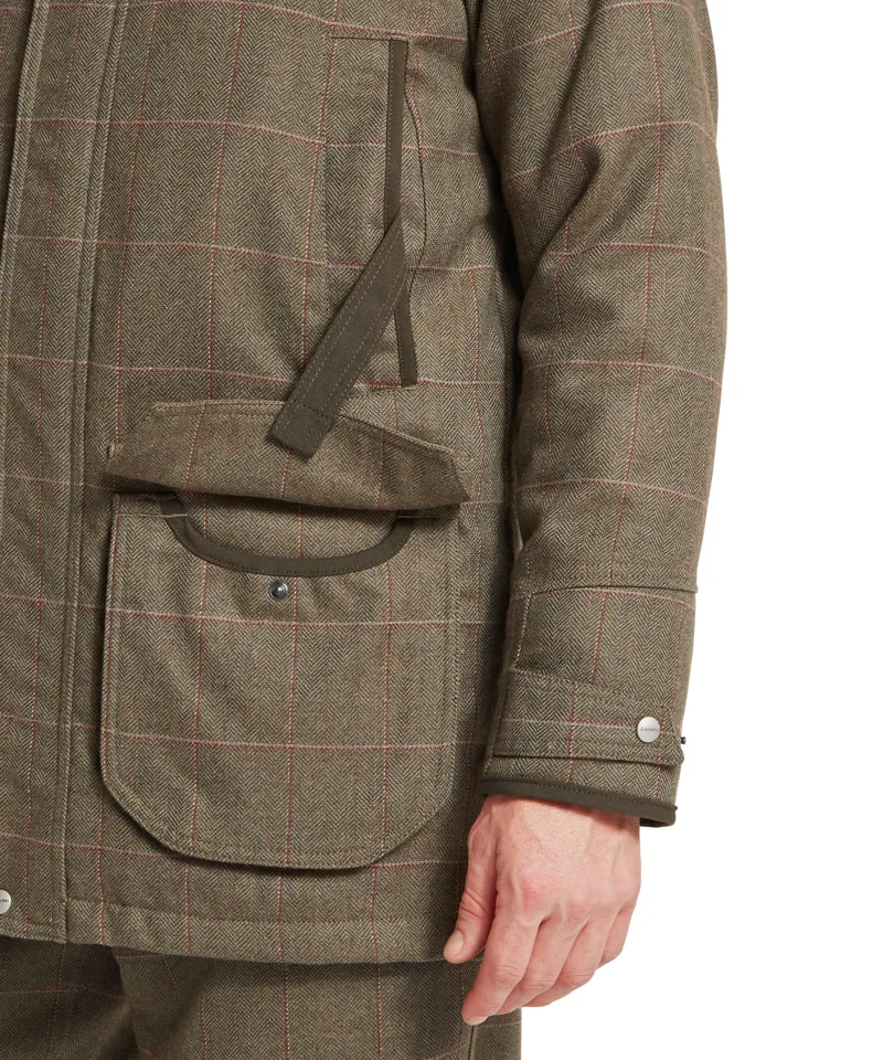 Schoffel Ptarmigan Tweed Classic Coat - Lochlane Tweed-4