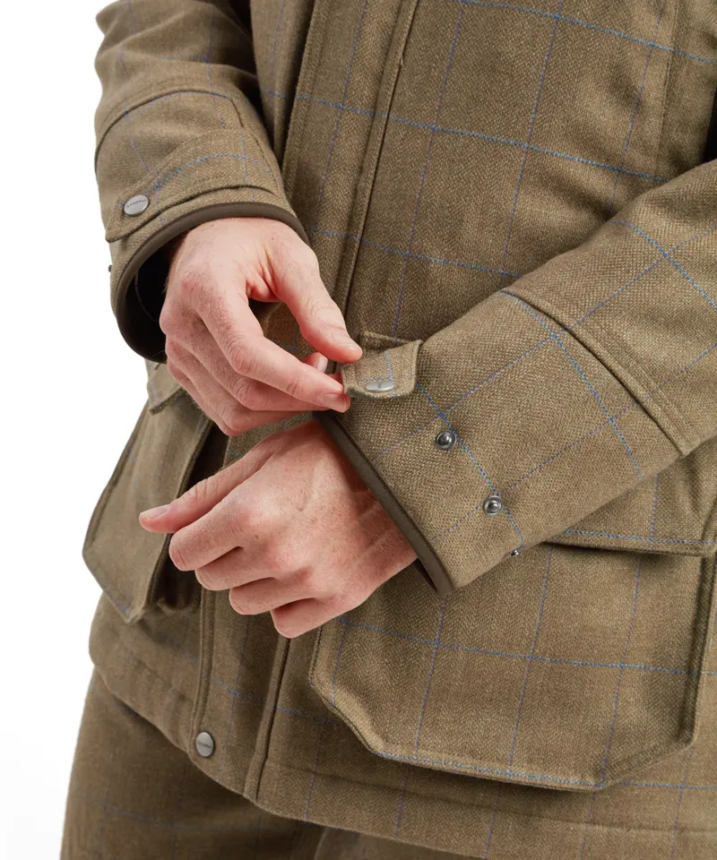 Schoffel Ptarmigan Tweed Classic Coat - Corry Tweed-4