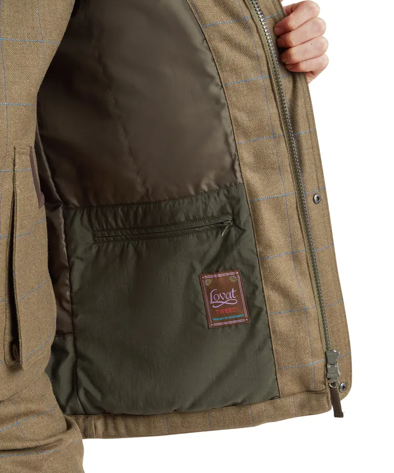 Schoffel Ptarmigan Tweed Classic Coat - Corry Tweed-5