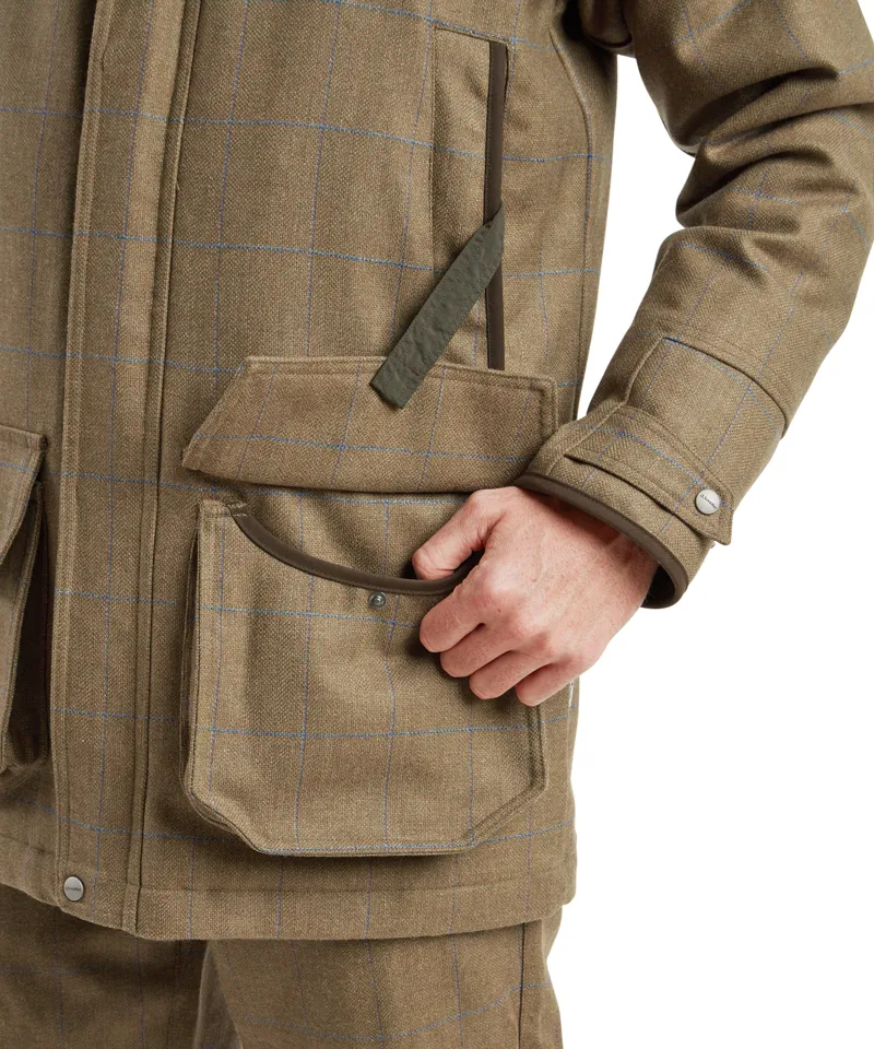 Schoffel Ptarmigan Tweed Classic Coat - Corry Tweed-8