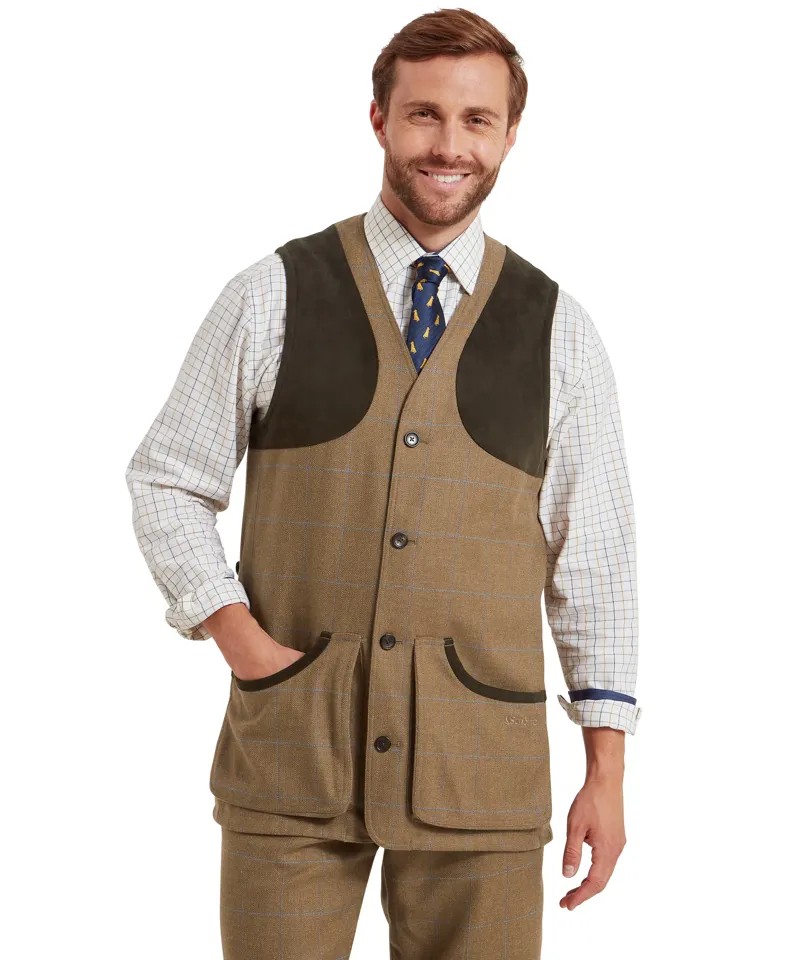 Schoffel Ptarmigan Tweed Waistcoat II - Corry Tweed
