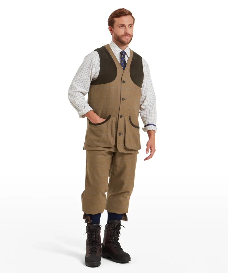 Schoffel Ptarmigan Tweed Waistcoat II - Corry Tweed-1