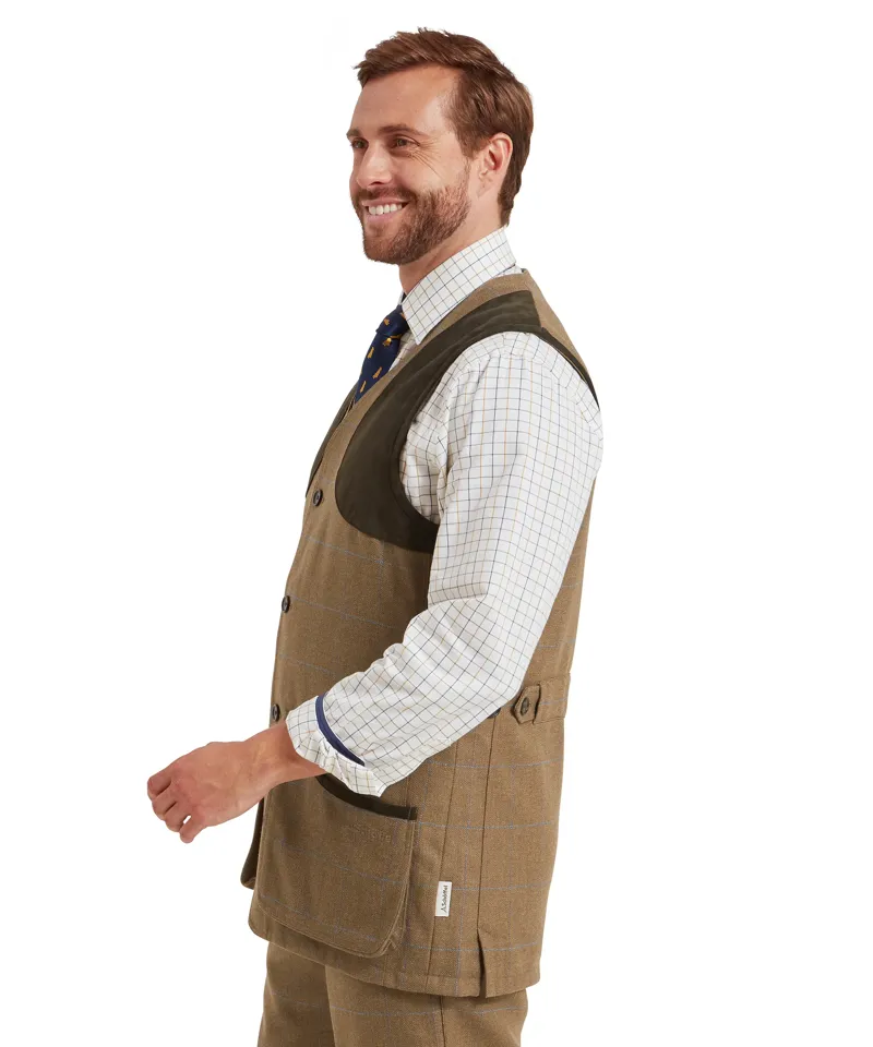 Schoffel Ptarmigan Tweed Waistcoat II - Corry Tweed-2