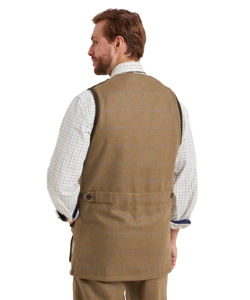 Schoffel Ptarmigan Tweed Waistcoat II - Corry Tweed-3