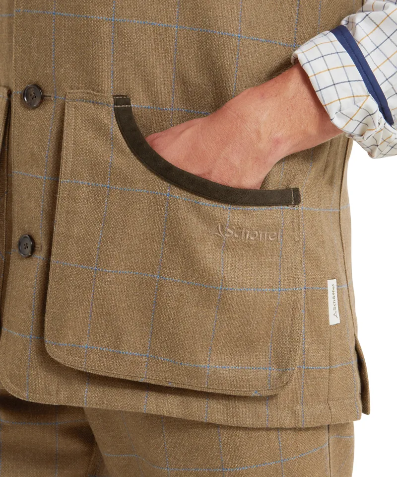 Schoffel Ptarmigan Tweed Waistcoat II - Corry Tweed-4
