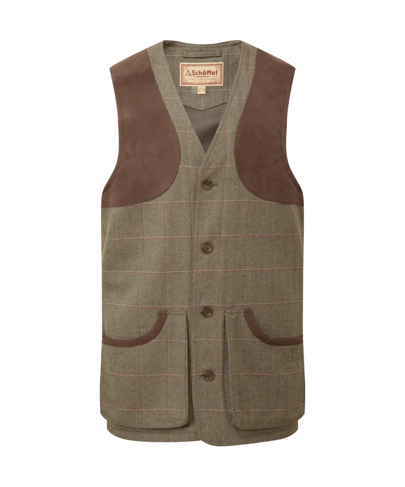 Schoffel Ptarmigan Tweed Waistcoat II - Lochlane Tweed-8