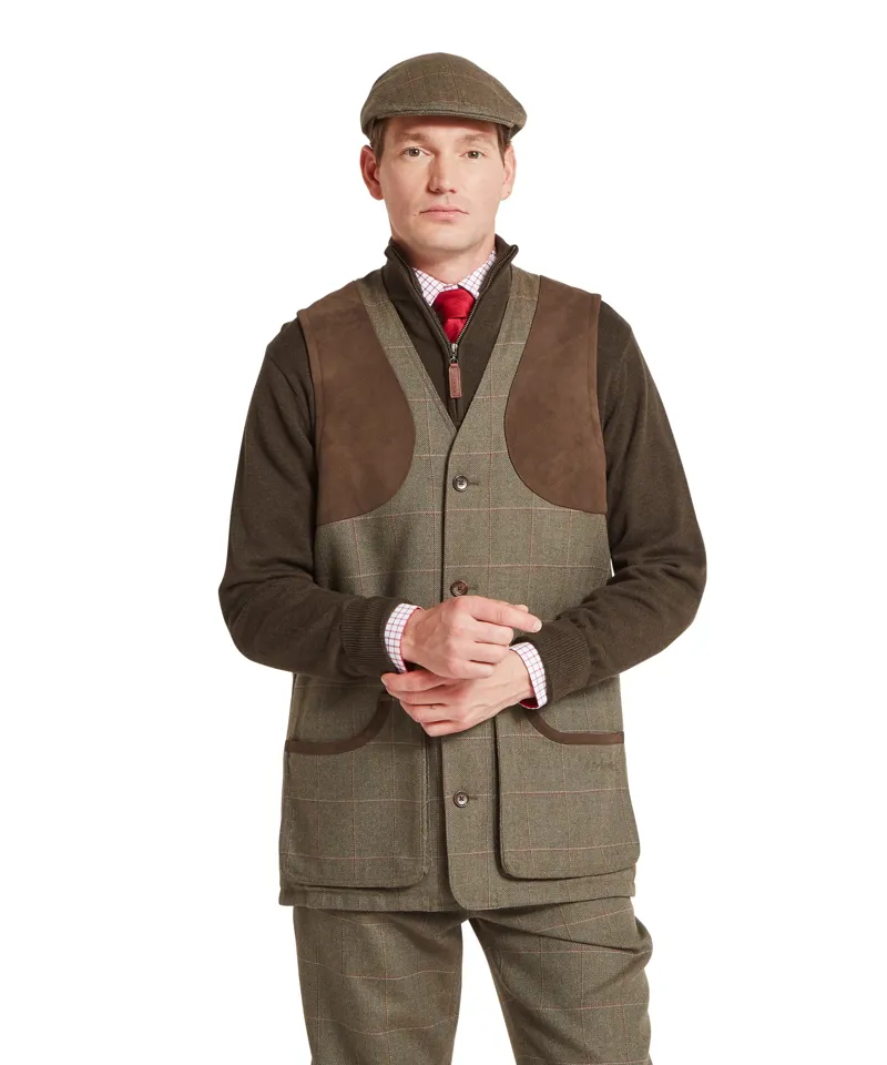 Schoffel Ptarmigan Tweed Waistcoat II - Lochlane Tweed
