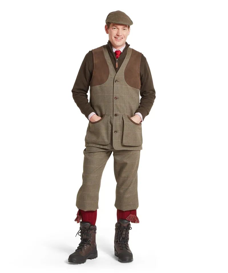 Schoffel Ptarmigan Tweed Waistcoat II - Lochlane Tweed-1
