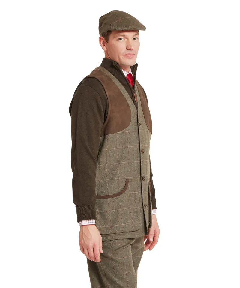 Schoffel Ptarmigan Tweed Waistcoat II - Lochlane Tweed-2