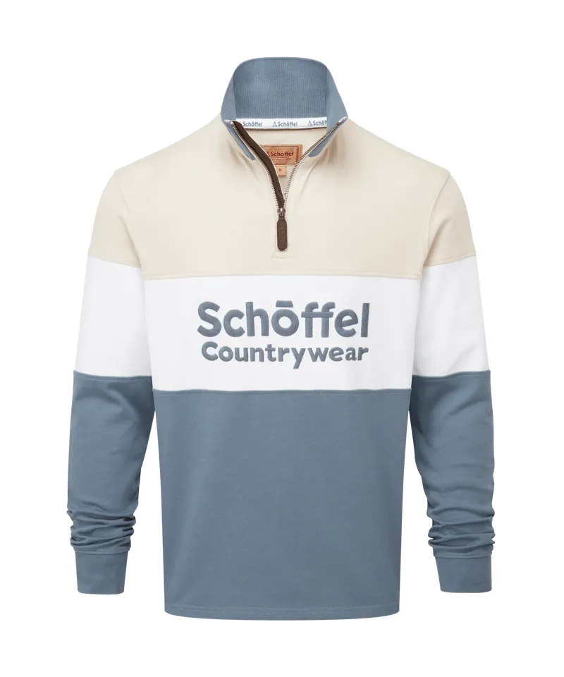 Schoffel Exeter Heritage Quarter Zip - Stone