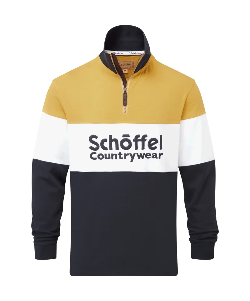 Schoffel Exeter Heritage Quarter Zip - Mustard