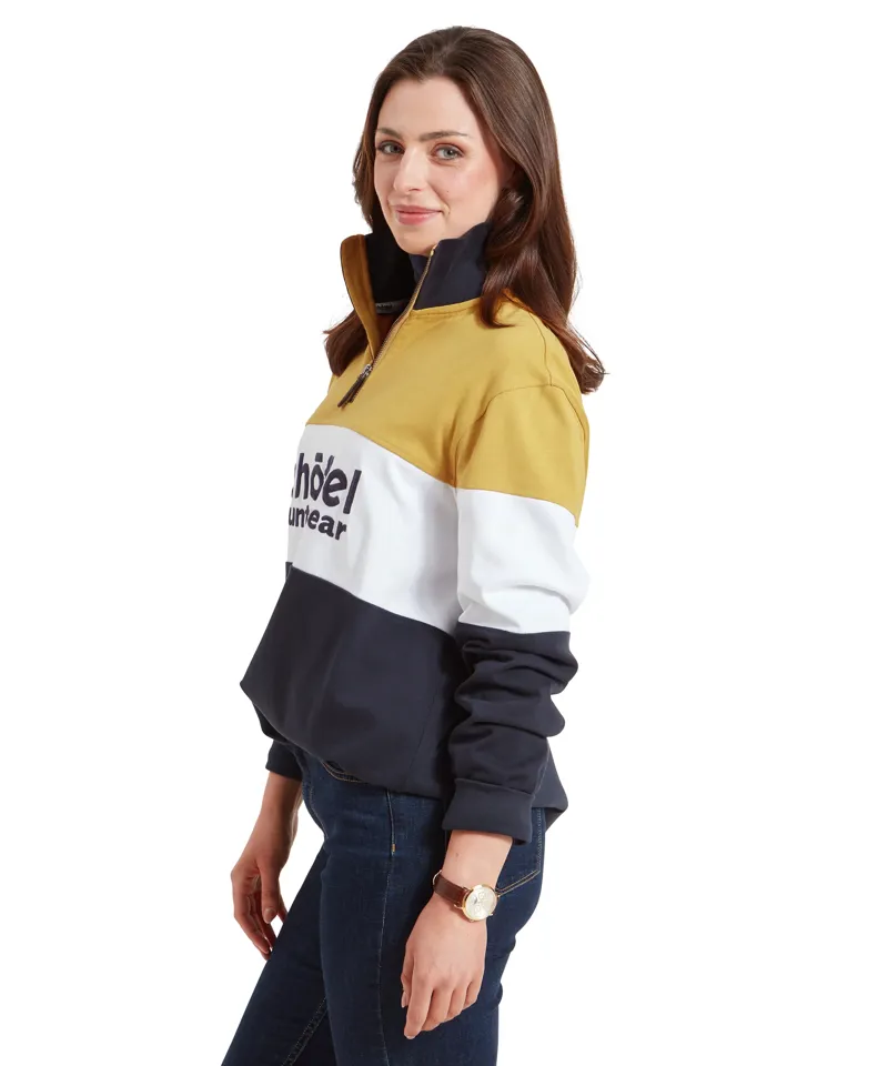 Schoffel Exeter Heritage Quarter Zip - Mustard-6