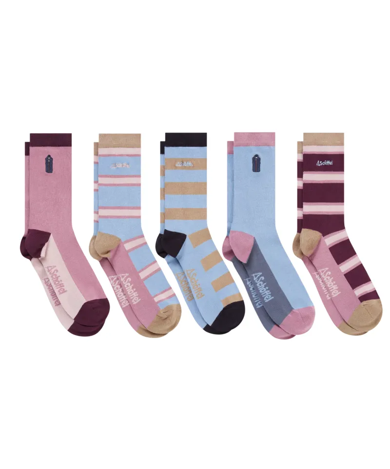 Schoffel Bamboo Socks - Box of 5 - Lyndon Mix