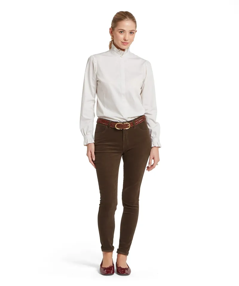 Schoffel Clover Cord Jean - Chocolate-2