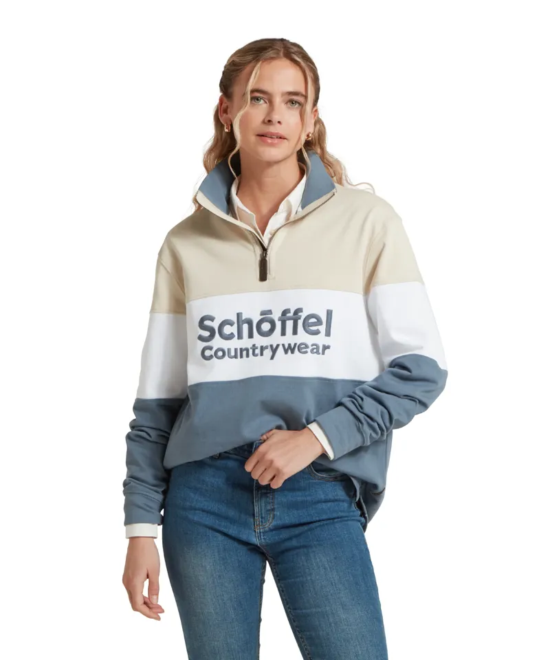 Schoffel Exeter Heritage Quarter Zip - Stone-7