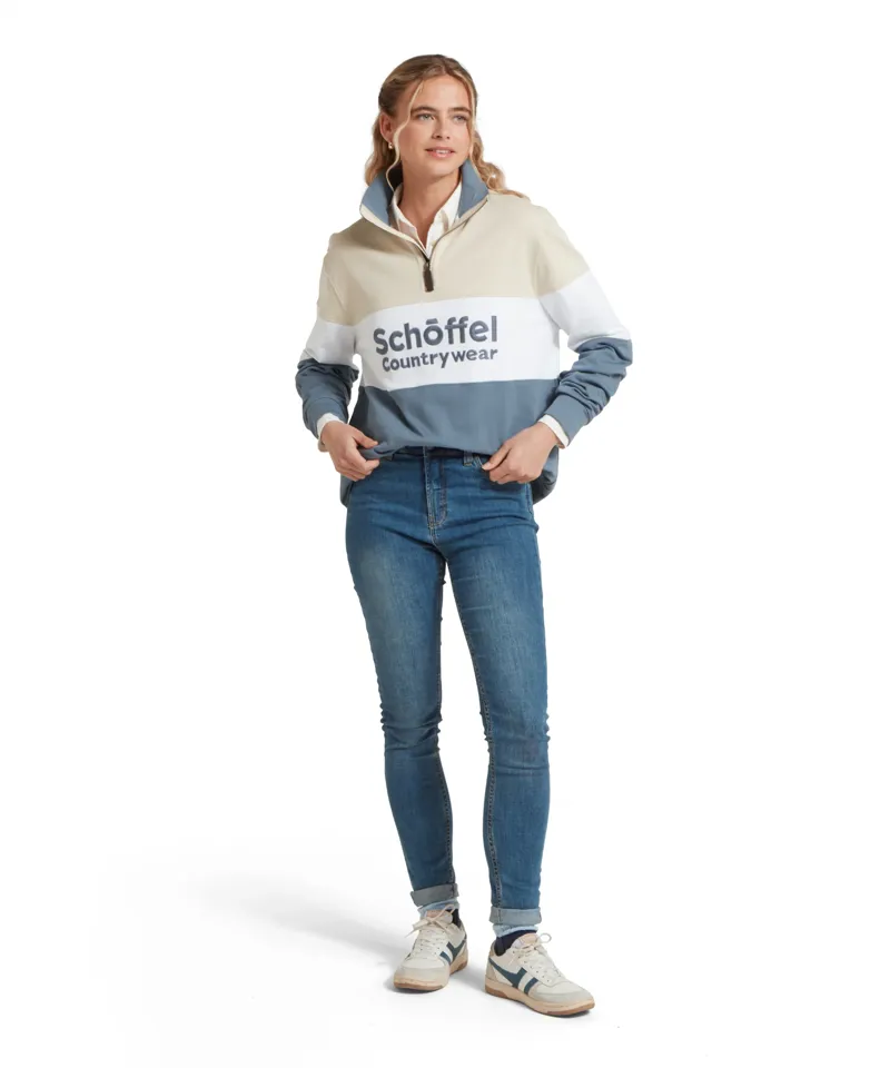 Schoffel Exeter Heritage Quarter Zip - Stone-9