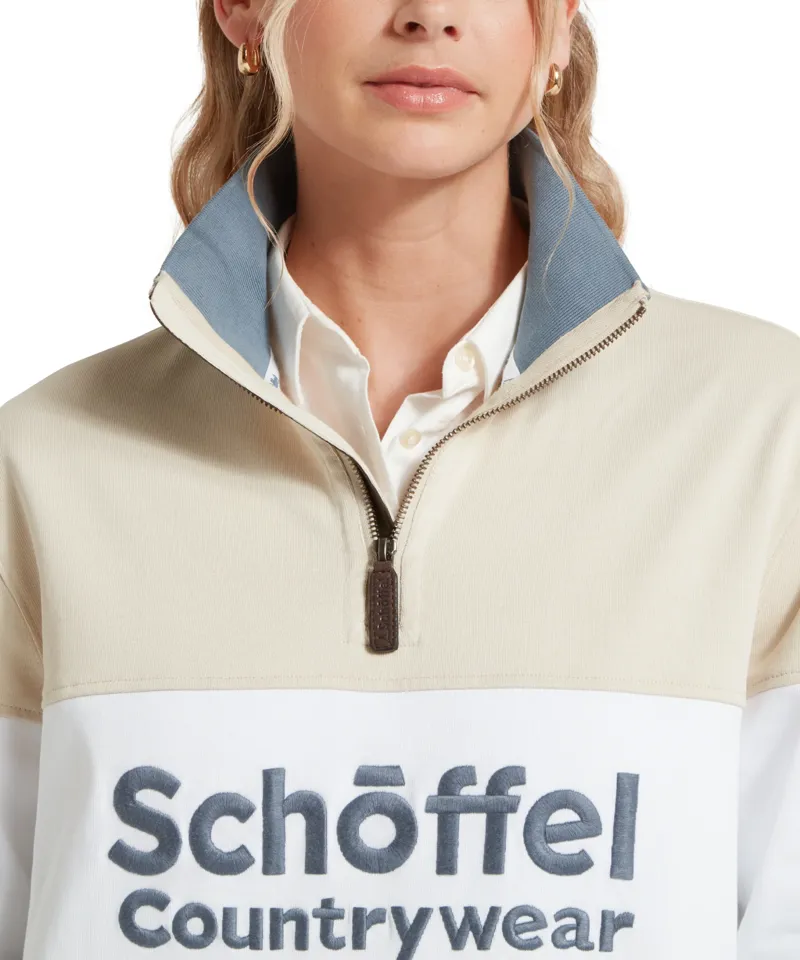 Schoffel Exeter Heritage Quarter Zip - Stone-12
