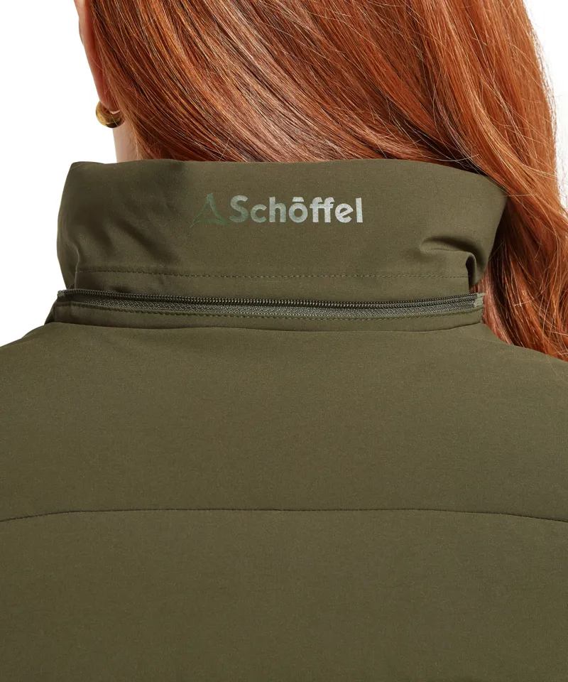 Schoffel Hurlingham Waterproof Down Coat - Forest-9