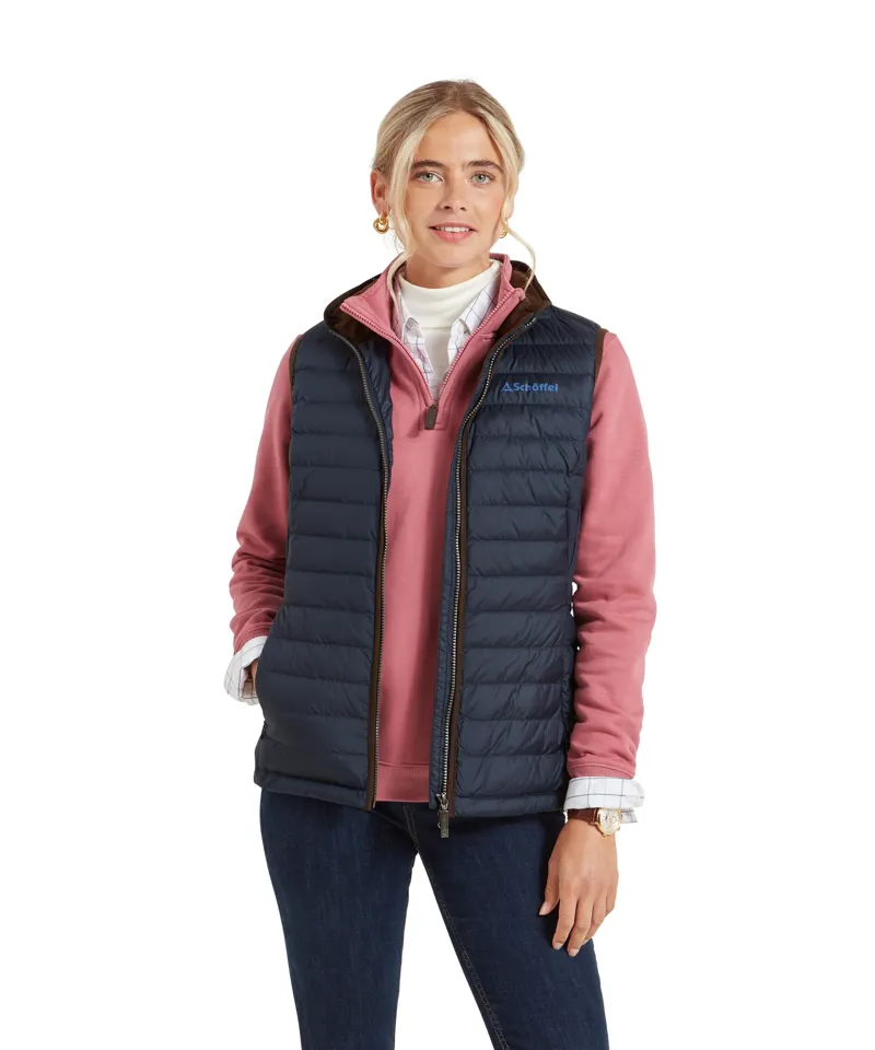 Schoffel Launde Down Gilet - Petrol Blue