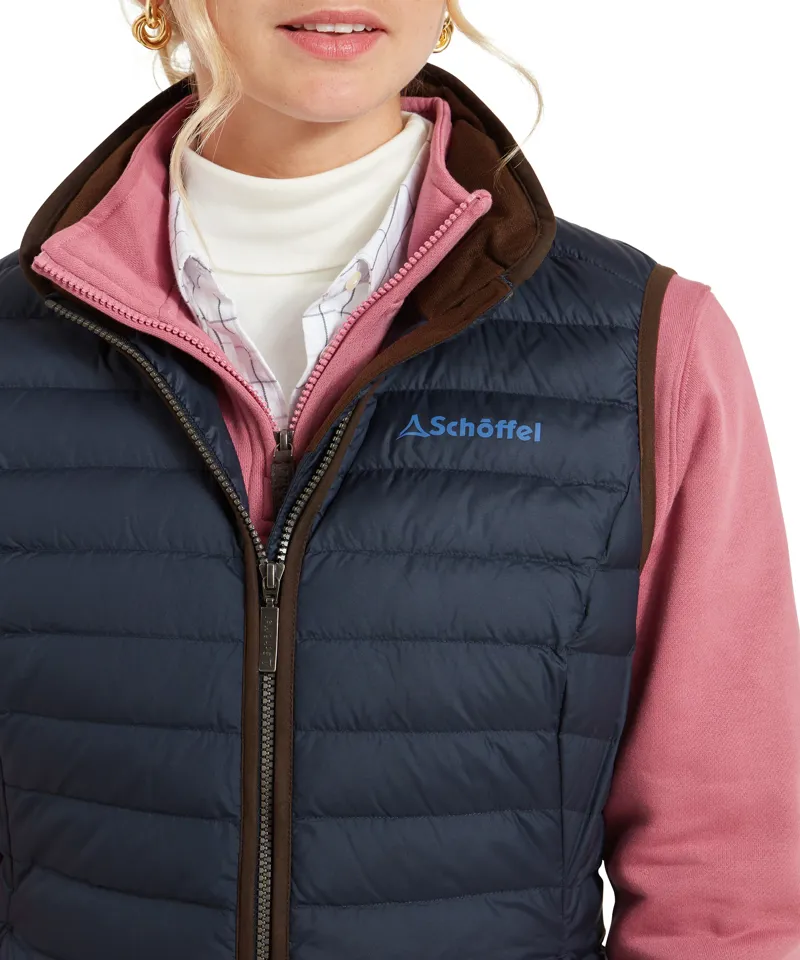 Schoffel Launde Down Gilet - Petrol Blue-7