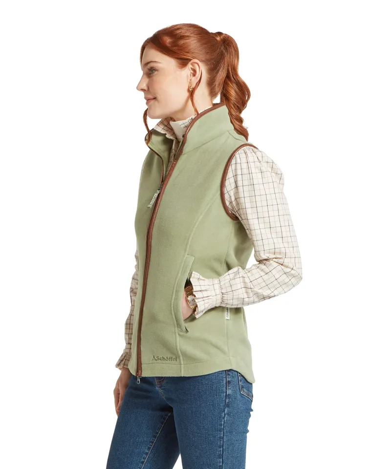 Schoffel Lyndon Fleece Gilet - Sage Green-1