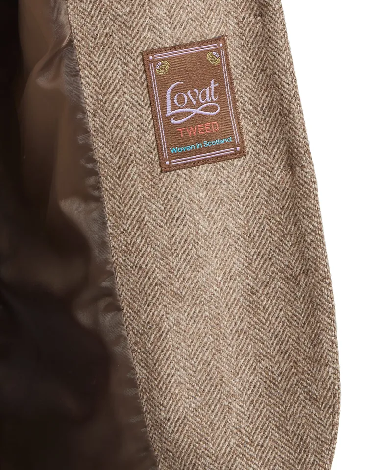 Schoffel Pennan Tweed Waistcoat - Cobblestone Herringbone Tweed-8