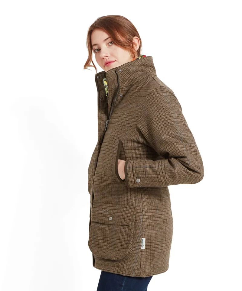 Schoffel Ptarmigan Tweed Coat - Teviot Tweed-3